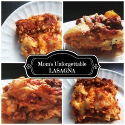 Mom's Lasagna recipe