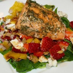 Colorful Salmon Salad recipe