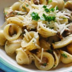 Mushroom Marsala Pasta With Artichokes recipe