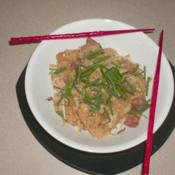 Malaysian Noodles With Seafood & Sausage recipe