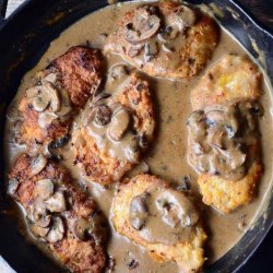 Chops With Mushroom Gravy recipe