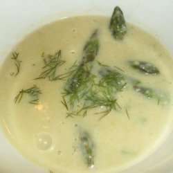 Creamy Asparagus Soup With Fennel recipe
