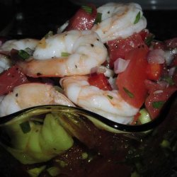 Beer-Steamed Shrimp With Tomato Salsa recipe