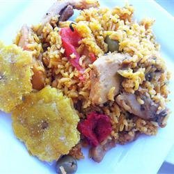 Josephine's Puerto Rican Chicken and Rice recipe