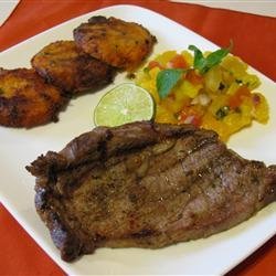 Caribbean Beef Loin Steaks recipe