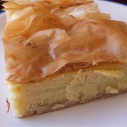 Milk Pie, Galatoboureko recipe