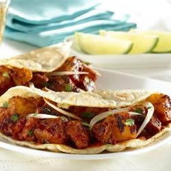 Home-style Tacos al Pastor (Chile and Pineapple Pork Tacos) recipe