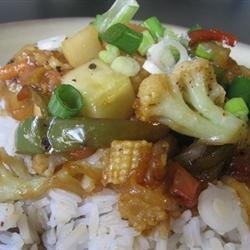 Stir-Fried Sweet and Sour Vegetables recipe