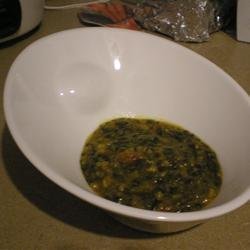 Moong Dal with Spinach recipe
