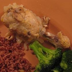 Pollo Encebollado recipe