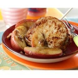 Simple Caramel Apple Pork Chops recipe