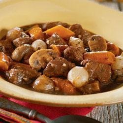 Slow Cooker Beef and Mushroom Stew recipe