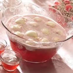 Cran-Raspberry Snowball Punch recipe