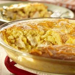Southern Turkey Cornbread Pot Pie recipe