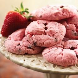 Strawberry Angel Cookies recipe
