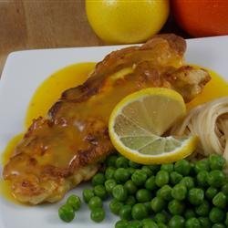 Chicken with Orange and Lemon Sauce recipe