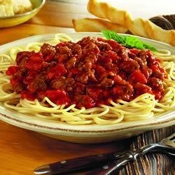 Speedy Spaghetti Dinner recipe