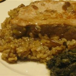 Pork Chops and French Onion Rice recipe