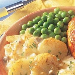 Broccoli Cheese Skillet Potatoes recipe