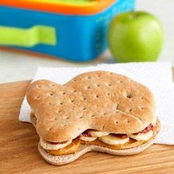 PB and J with Banana Sandwiches recipe