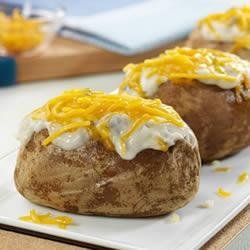 Cheesy Mushroom Potato Topper recipe