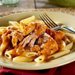 Creamy Blush Sauce with Turkey and Penne recipe