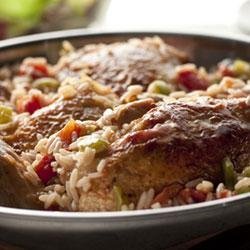Campbell's Kitchen Chicken Rice Skillet recipe