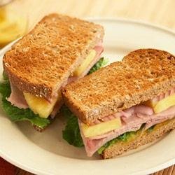 Hawaiian Ham Sandwiches recipe