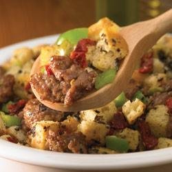 Italian All Natural Ground Sausage Stuffing recipe