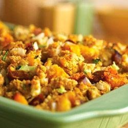 Roasted Vegetable and Cornbread Stuffing recipe