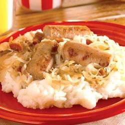 Beer and Kraut Brats recipe