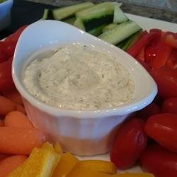 Mom's Famous Raw Vegetable Dip recipe