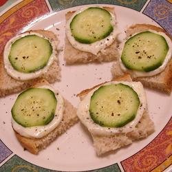 Italian Cucumber Sandwiches recipe