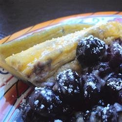 Microwave Blueberry Dutch Baby recipe