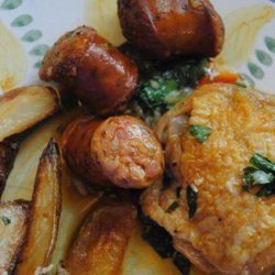 Skillet Chicken Supper recipe