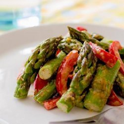 Asparagus With Almond Butter Sauce recipe