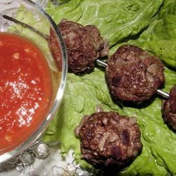 Meatballs With Tomato Relish recipe