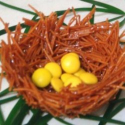 Homemade Noodles Bird’s Nest recipe