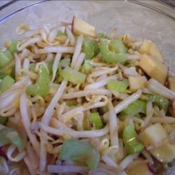 Bean Sprout, Celery and Apple Salad recipe