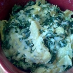 Greeny's Hot Spinach Artichoke Dip recipe