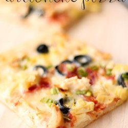 Artichoke Chicken Pizza recipe