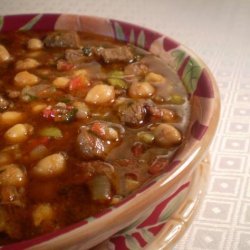 Chickpea and Beef Stew recipe