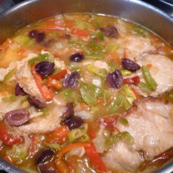 Pork Chops With Vinegar and Peppers recipe