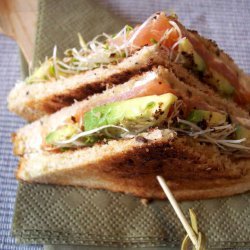 Salmon Club Sandwiches recipe