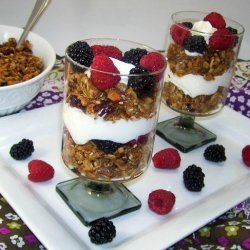 Granola Trifle With Greek Yogurt and Berries recipe