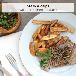 Steak With Blue Cheese Sauce recipe