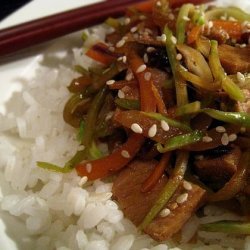 Asian Pork & Veggie Stir Fry recipe