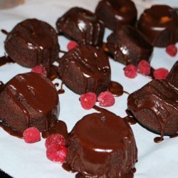Double Chocolate-Raspberry Upside Down Cupcakes recipe