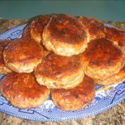 Honey Soy Glazed Chicken Burgers/Rissoles recipe