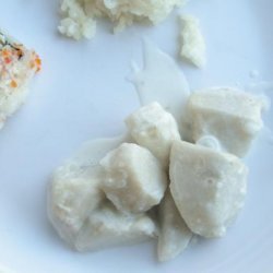 Boiled Taro With Coconut Milk recipe